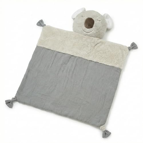 Baby Krabbeldecke 90x90cm mit süßem Koala Design - Spielmatte...