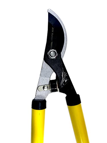 Image of Jon Bhandari Tools 24 inch Bypass Lopper with 2-Inch Cutting Capacity - Garden Pruner & Tree Trimmer with Sharp Carbon Steel Blade, Shock-Absorbing Grip & Long Comfort Handles for Easy Pruning