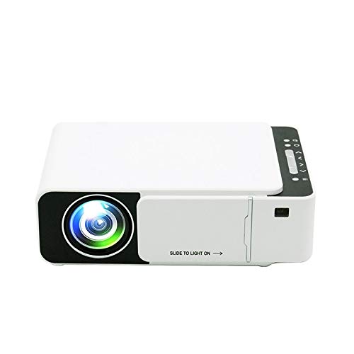 JHM-AEJHMJHM Home Theater Systems T5 100ANSI Lumens 800x400 Resolution 480P LED+LCD Technology Smart Projector, Support HDMI / SD Card / 2 x USB / Audio 3.5mm, Same Screen Version Video Projector