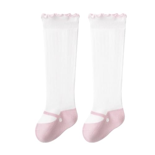 Halilo Girls Knee High Socks 5 Pairs Baby Infant Toddler Kids Socks3