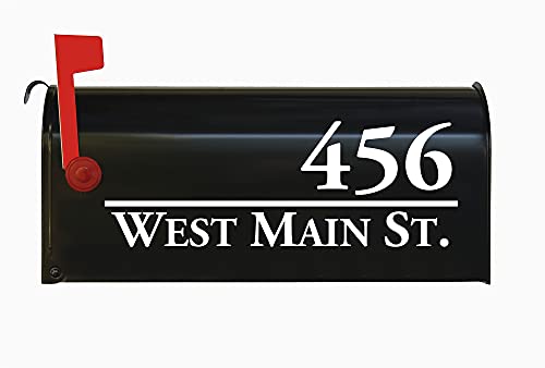 Customized4U Custom Personalized Vinyl Mailbox Decal (18) - Set Of 2 - 20 Colors To Choose From! #TOP1