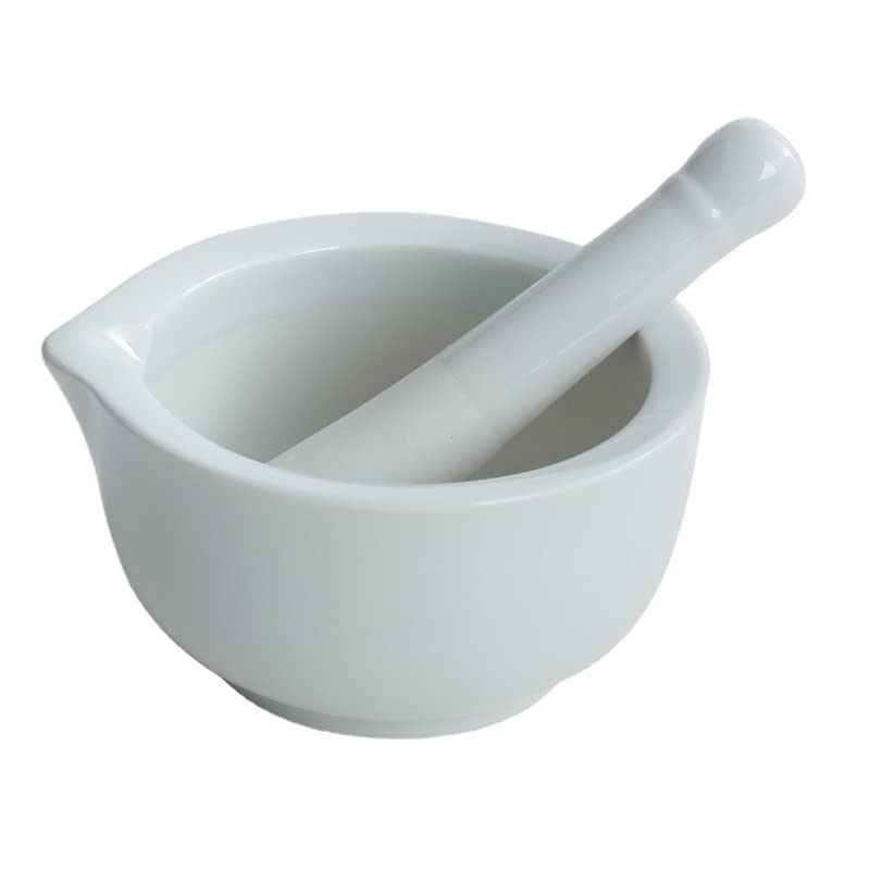 Molinillo de hierbas de ajo y mortero de porcelana con especias, juego de trituradora de tazón de molienda, herramientas de cocina de restaurante,