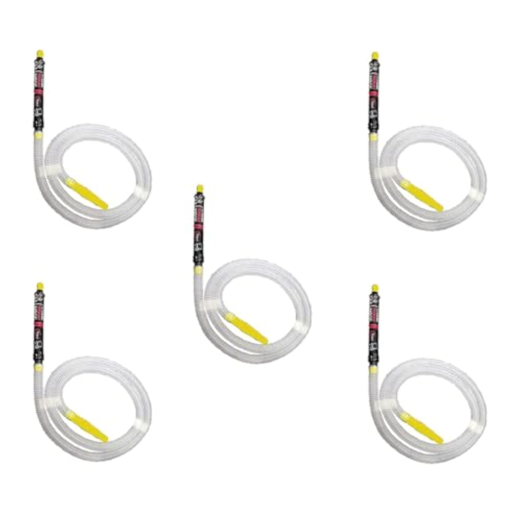 Disposable White Hookah Hose Pack of 10