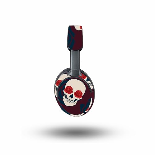 Image of MightySkins Skin Compatible with Bose QuietComfort Ultra - Skulls N Roses | Protective, Durable, and Unique Vinyl Decal wrap Cover | Easy to Apply, Remove, and Change Styles