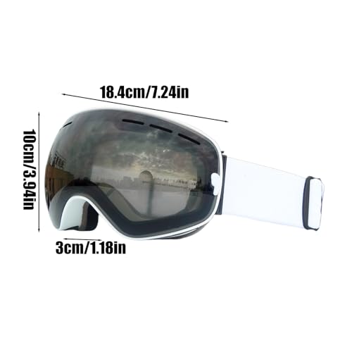 Gafas antivaho de esquí sobre gafas con ventilación para bicicleta y nieve 5