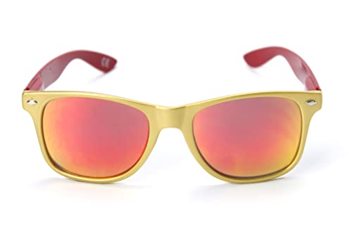 NCAA Gold Front, Garnet Temple, Garnet Lenses - Florida State Sunglasses, FSU-43