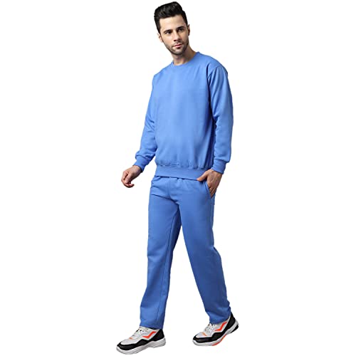 Image of Mack Jonney Fleece Solid Tracksuit Co-ord Set for Men- SW RN LOWER 02-P
