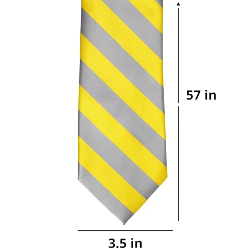 Image of tiemart Men's Striped Tie Standard Length
