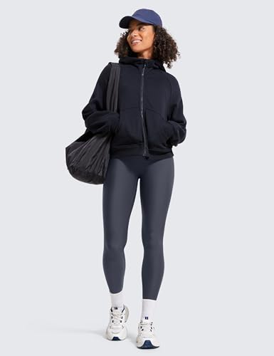 Image of CRZ YOGA Fleece Thermal Leggings 28'' | Thermal, Casual, Full Length, Winter, for Women