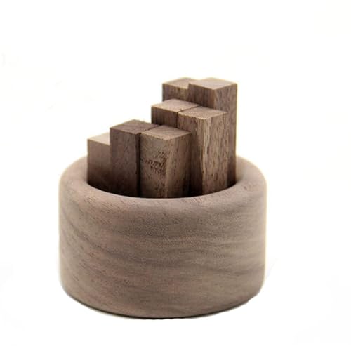 1 Piece Wooden Essential Oil Diffuser Aromatherapy Diffuser Small Wooden Fragrance DIffusers Fragrances Retention Long Lasting Fragrance for Home, Bathroom, Office, Toilet