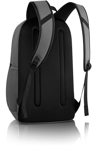 Image of Dell 14-16 EcoLoop Urban Backpack - CP4523G - 20L Capacity, Adjustable Shoulder Carrying Straps, Weather-Resistant, Double Zipper Closure, Padded Sleeve, Air Mesh Padded Back - Gray