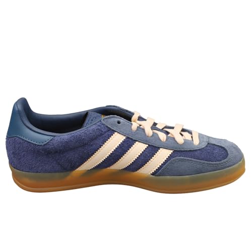 Image of adidas Gazelle Indoor Men's Sneakers, Dark Blue /Bliss Orange /Preloved Ink, Size 7