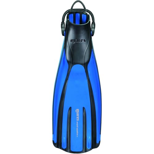 Palmes Avanti Quattro Plus Mares bleu taille S sangle pour courants forts