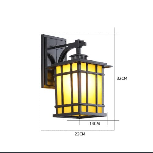 Applique murale pour en finir avec la rouille : lampe extérieure rétro - 3