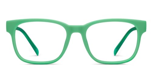 Image of LENSKART BLU | Zero Power Cut Computer Glasses | Anti Glare, Lightweight & Blocks Harmful Rays | UV Protection Specs | Full Rim Square | For Men & Women | Small | LB E16222