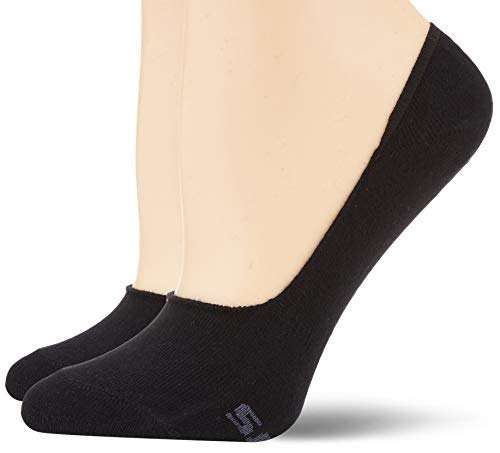 Skechers Socks Sk44005 Calcetines, Negro (Black 9999), 35/38 (Pack de 2) para Mujer Cover