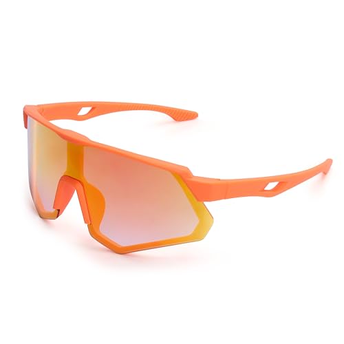 Image of Dervin UV Protected Non-Polarized Sports Sunglasses for Men & Women Driving Cycling Fishing Cricket Sunglasses