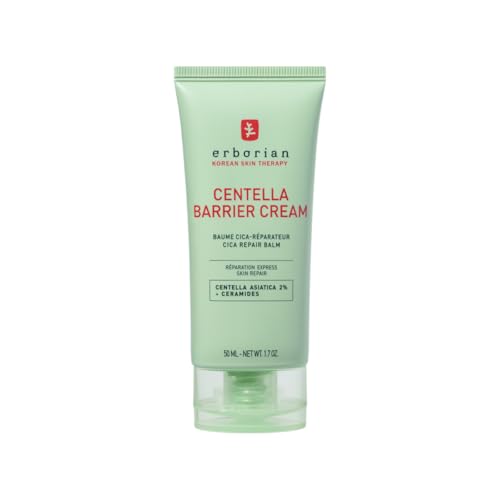 Erborian - Centella Barrier Cream - Baume Cica-Réparateur Anti-Rougeurs Visage & Corps - Répare et nourrit la peau - Cosmétique Coréen - 50ml