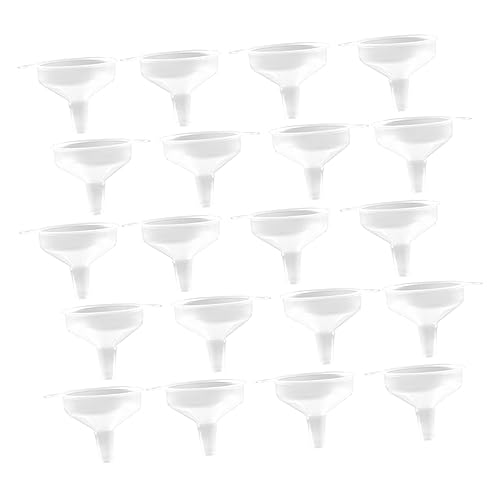 DECHOUS 120pcs Dispensing Funnel Makeup Gadgets Kitchen Funnel Small Cosmetic Mask Plastic Funnels for Filling Bottles Small Kitchen Glass Clear Liquid Travel Pp Water Dispenser