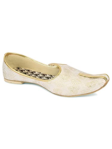 DESI COLOUR Mens Ethnic Designer Punjabi Jutti Mojari Nagra for P...