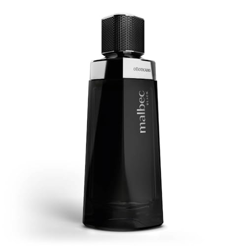 O Boticário Malbec Black 100ml | Colonia Perfume Para Hombre Fragancia Amaderada, Oriental, Vainilla, Whisky, Cuero y Tabaco | Regalo Para Hombre | Eau de Toilette