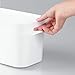 mDesign Deep Plastic Bathroom Bin with Handles - Storage Organizer for Vanity Countertop - Hold Soap, Body Wash, Shampoo, Lotion, Conditioner, Hand Towels - 10