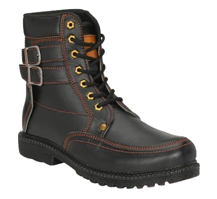 Big Fox Mens 666 High Ankle Riding/Trekking Hiking & Trekking Shoes For Men Black 6 (B0CC2W92PM) Amazon Price History, Amazon Price Tracker