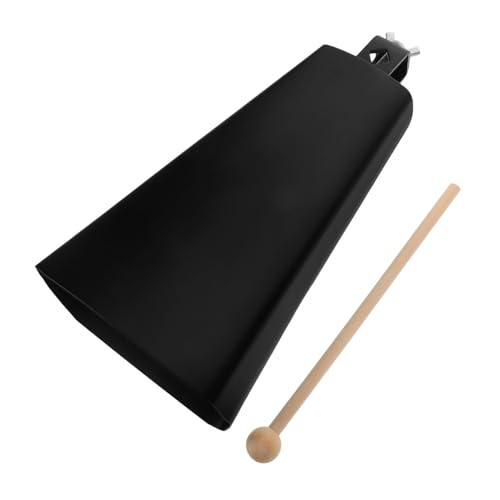 Levemolo Mini Cowbell Hand Percussion Metal Cow Bells Drum Clamp for Sporting Events Music Lessons