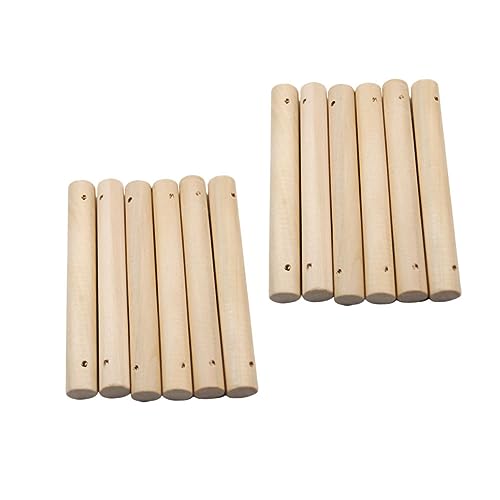 LALAFINA 25 Piezas Varillas De Madera Maciza Jumbo Palos Gigantes Para Manualidades Ramita Amoladora Artificial Palitos De Madera Accesorio Artesanal De Madera Varillas Redondas De Madera
