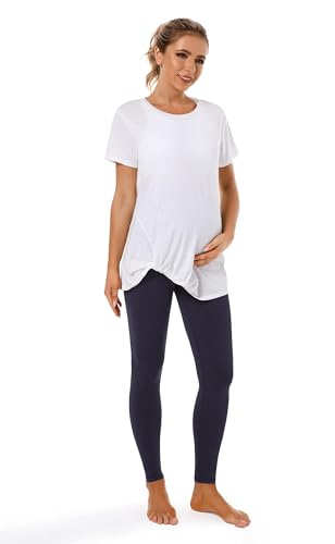Legging de maternité doux anti-pression pour ventre sensible de grossesse