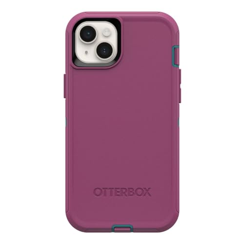 OtterBox iPhone 14 & iPhone 13 (Only) - Defender Series Case - Canyon Sun (Pink) - Rugged & Durable - with Port Protection - Includes Holster Clip Kickstand - Non-Retail Packaging