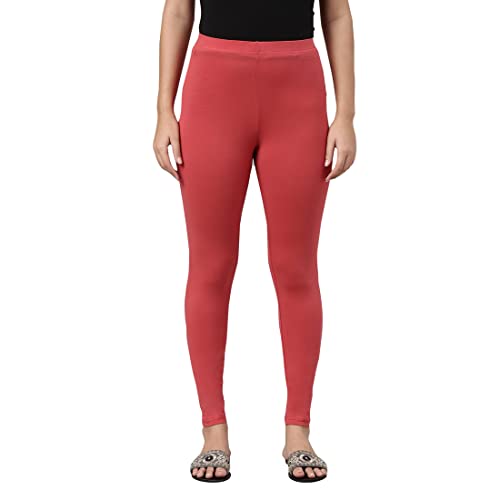 Image of GO COLORS Women Slim Cotton Leggings