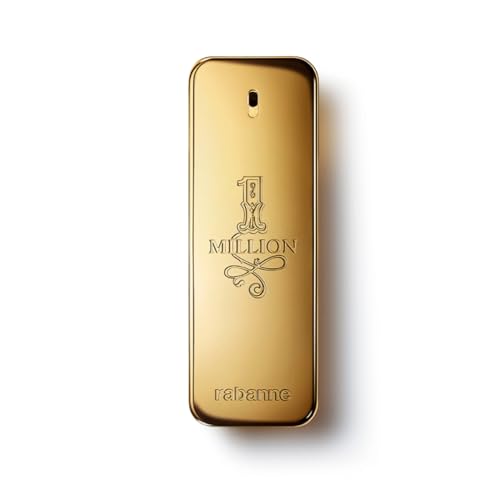 Rabanne 1 Million Eau de Toilette - Long Lasting Designer Fragrance for Men with Mandarin, Cinnamon...