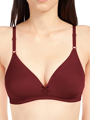 Image of SONARI Omania Womens Non-Padded Cotton Polyester Bras - Solid, Non-Wired, Medium Coverage, Hand Washable (Pack of 2)