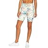 Jessica-Simpson-Sportswear-Womens-Tummy-Control-Bermuda-Short Jessica Simpson Sportswear Women's Standard Tummy Control Bermuda Short, Ice Green Tidal Wave Tie Dye, Medium