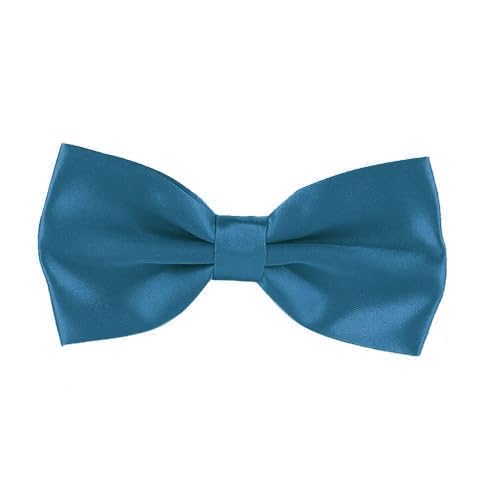 Image of Mens Classic Solid colour Bowtie 6pcs /12pcs Combo Pre-tied Satin polyester Formal tuxedo Bow tie Set For Boy Women and Men & Adjustable Length