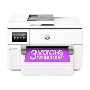 HP OfficeJet Pro 9730e Wide Format Wireless All-in-One Color Inkjet Printer, Print, scan, Copy up to 11×17′, ADF, Duplex Printing Best for Office, 3 Months of Instant Ink Included (537P6A)