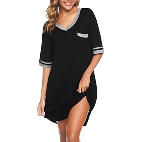 Chemise de Nuit Vlazom XXL Noir Cover