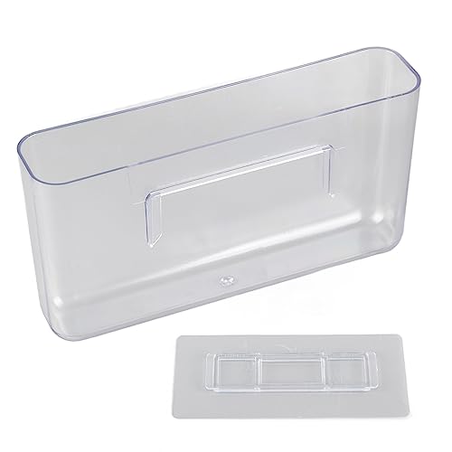 Fofetbfo Cajones de Almacenamiento Apilables Transparentes, Cestas de Plástico para Organizar Y Almacenar, Contenedores de Almacenamiento de Tamaño Pequeño para Organización del Hogar de Cocina(L)