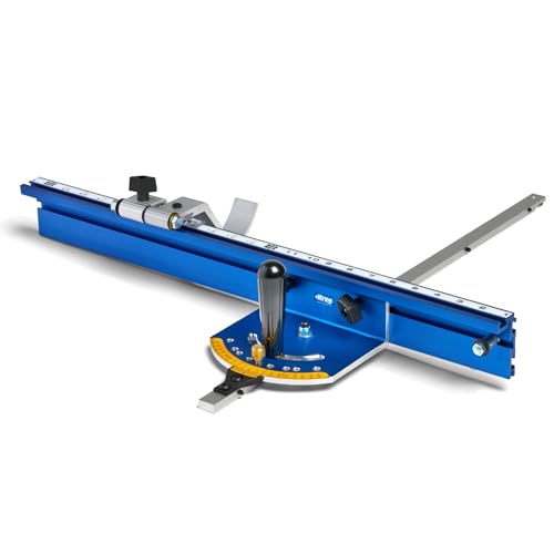 Kreg Precision Miter Gauge System - Adjustable Table Saw Miter Gauge Fence - High Accuracy Angle...