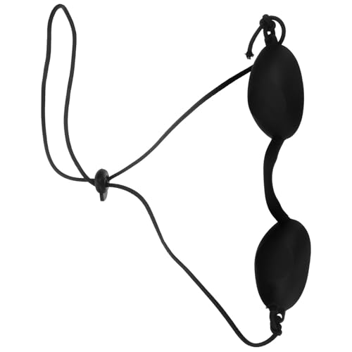 PRETYZOOM Gafas Protectoras Negras de Silicona para Tratamientos LED y Blanqueamiento Dental Protección Ocular Cómoda para Procedimientos Cosméticos