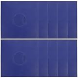 TOYMYTOY 10個 レコード用紙製保護スリーブ 有孔ブルー外袋 静電気防止アルバムカバー ビニールレコード収納用ケース