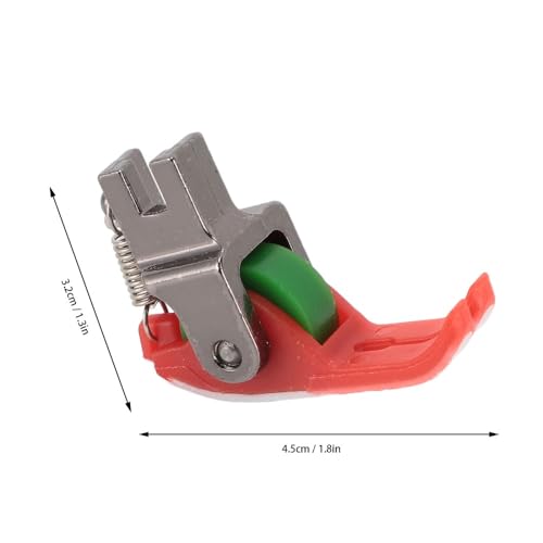 Prensatelas Roller Estrecho Plástico Rojo para Máquina de Coser miniatura 2