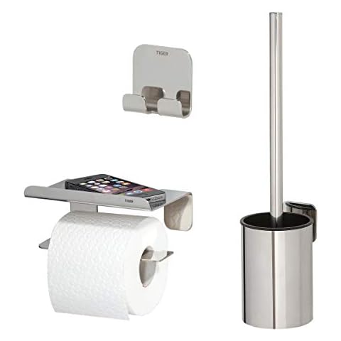 Tiger Colar Badaccessoire-Set, Edelstahl poliert Cover