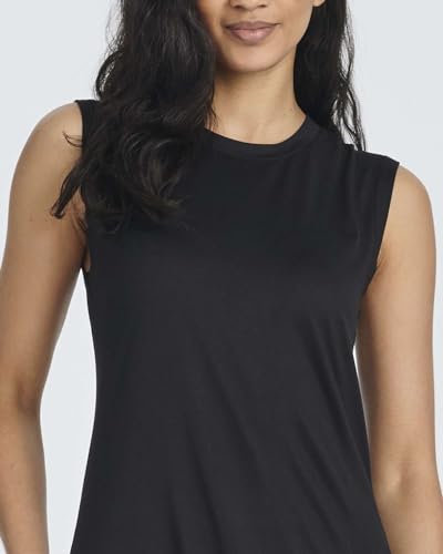 Image of Real Essentials 3 Pack: Women's Maxi Tank Dress | Sleeveless Casual Long Lounge Dress (Plus