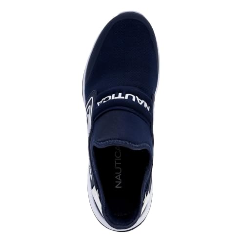 Image of Nautica Men's Slip-On Sneakers - Casual Fashion Shoes for Walking, in Medium & Wide Widths