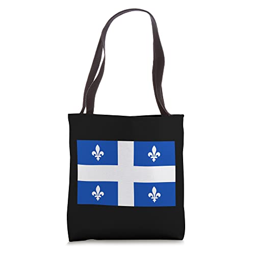 Quebec Flag Province Canada Tote Bag miniatura 1
