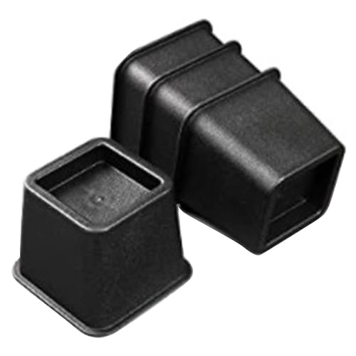 PRETYZOOM 4pcs Furniture Riser Blocks Bed and Sofa Height Extenders for Increased Storage Space Slip Design for Stability and Load Bearing Performance
