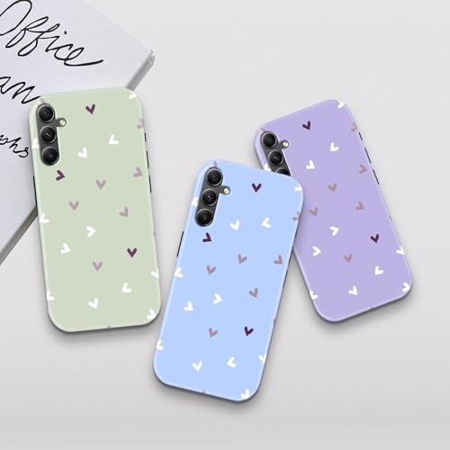 Image of COLORflow Back Cover Compatible with Samsung Galaxy A34 5G | Family of Hearts Color Customized | Glossy Armoured Bumper with Camera Protection Back Cover Compatible with Samsung Galaxy A34 5G