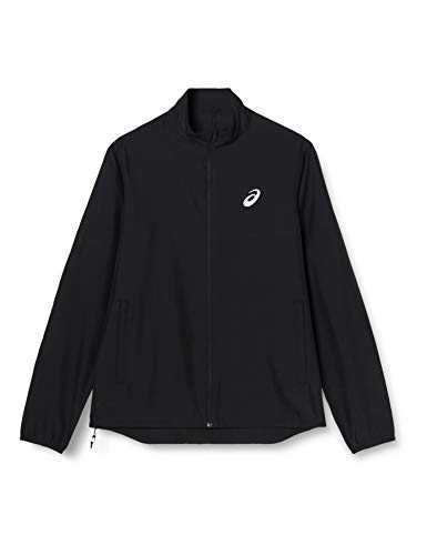 ASICS Men's Silver Jacket, Performance Black, Small